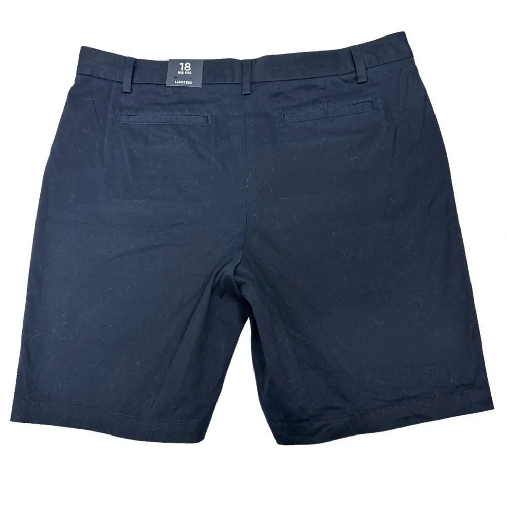 Lands’ End Mid-Rise Navy Women’s 10